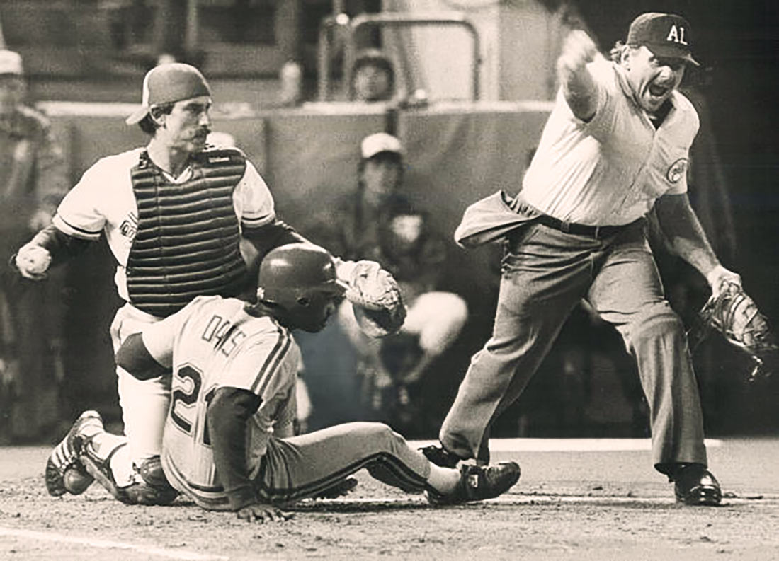 The broken-leg double play at the Kingdome, 1985
